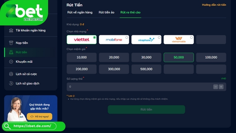Điều kiện rút tiền Zbet hợp lệ Điều kiện rút tiền Zbet hợp lệ