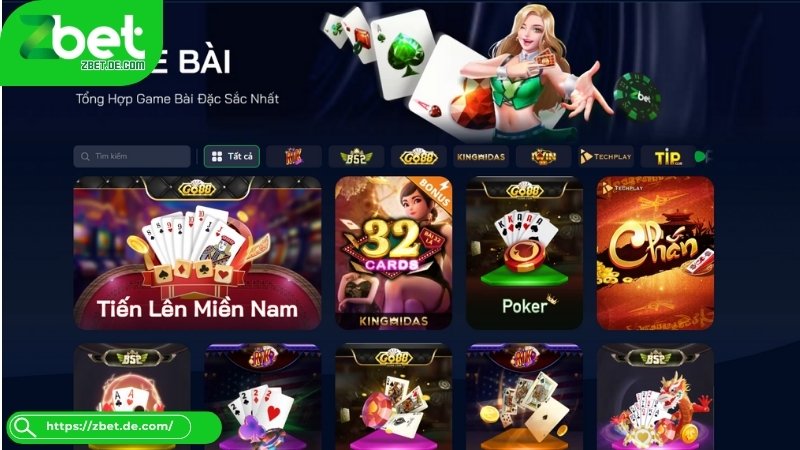 Giới thiệu tổng quan về sảnh Game bài Zbet Giới thiệu tổng quan về sảnh Game bài Zbet