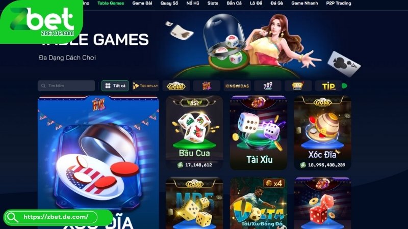 Table game Zbet là gì? Table game Zbet là gì?