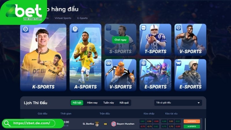Tổng quan về sảnh Thể Thao Zbet Tổng quan về sảnh Thể Thao Zbet
