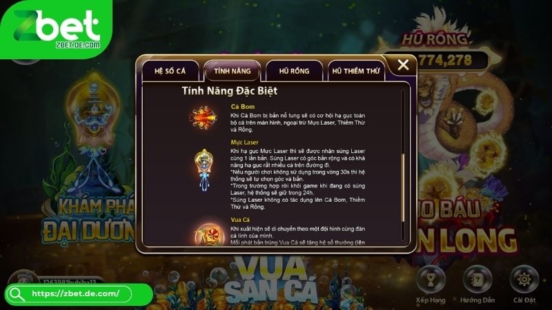Tính năng ưu việt trong sảnh game bắn cá Zbet Tính năng ưu việt trong sảnh game bắn cá Zbet